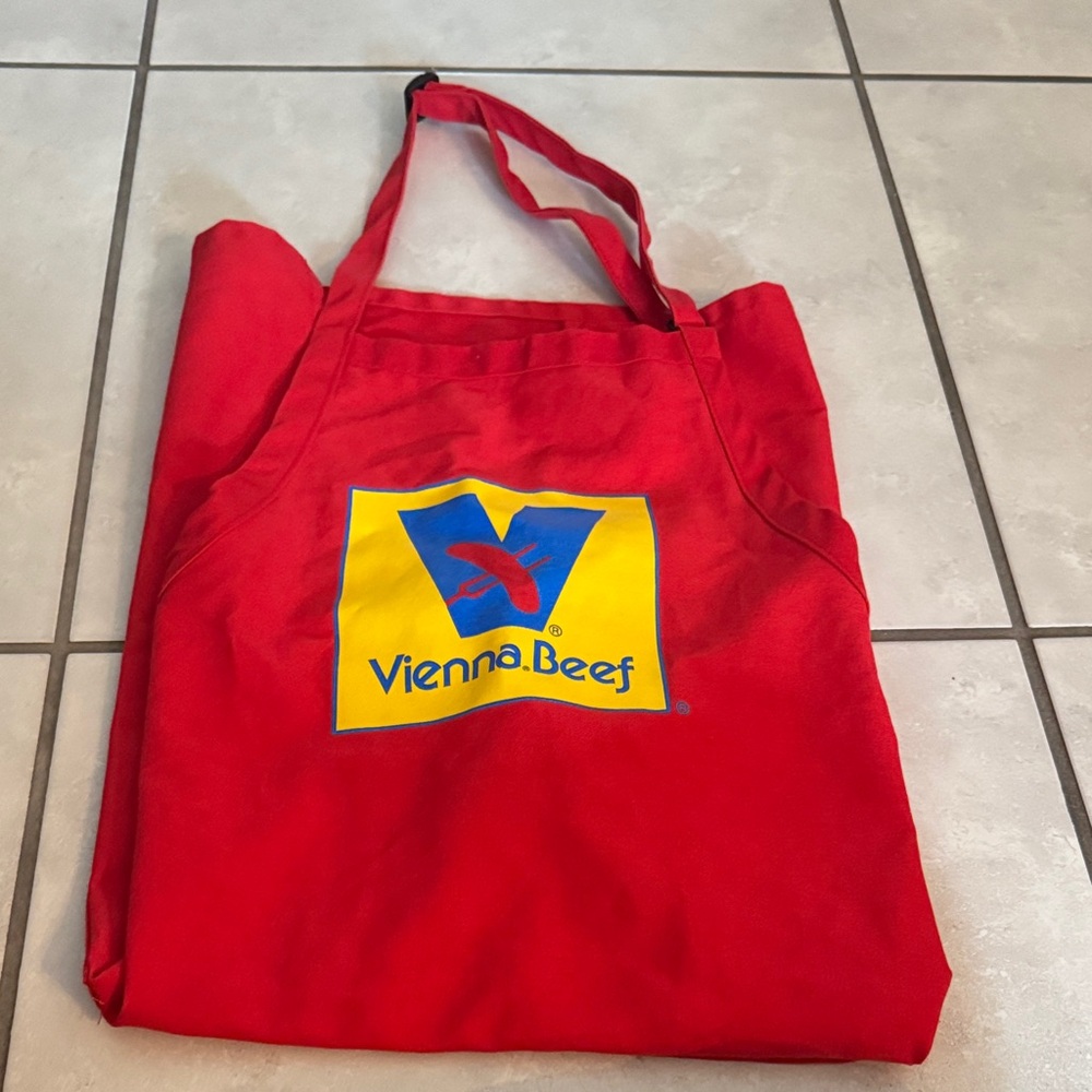 Vienna Beef Red Branded Logo Apron